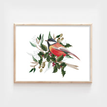 Load image into Gallery viewer, Christmas Songbird II Art Print

