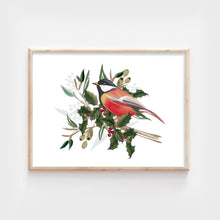 Load image into Gallery viewer, Christmas Songbird II Art Print