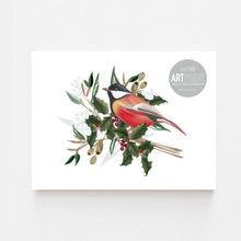 Load image into Gallery viewer, Christmas Songbird II Art Print
