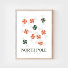Load image into Gallery viewer, Peppermint Candy North Pole Candy Company Art Print