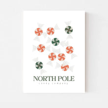 Load image into Gallery viewer, Peppermint Candy North Pole Candy Company Art Print