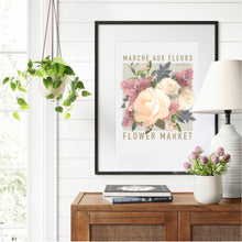 Load image into Gallery viewer, Le Marché Aux Fleurs Art Print