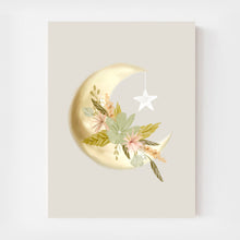 Load image into Gallery viewer, Flower Moon Art Print