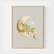 Load image into Gallery viewer, Flower Moon Art Print