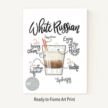 Load image into Gallery viewer, White Russian Art Print