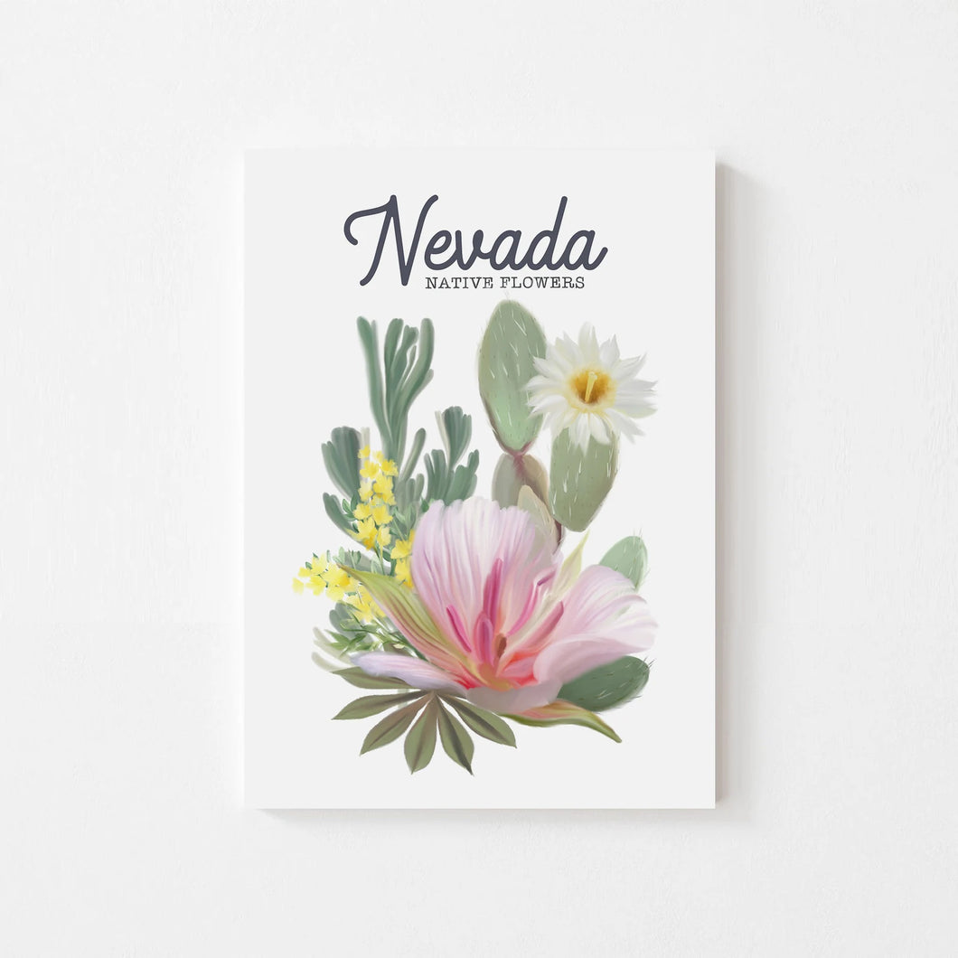 Nevada Native Flower Art Print