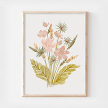 Load image into Gallery viewer, Boho Flower Art Print - Pink