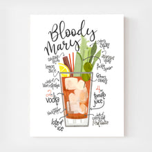 Load image into Gallery viewer, Bloody Mary Art Print
