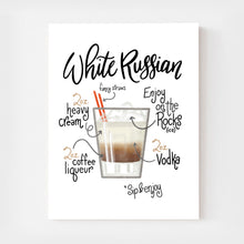 Load image into Gallery viewer, White Russian Art Print
