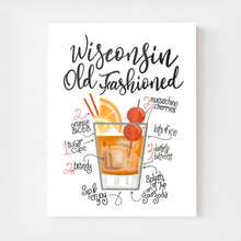 Load image into Gallery viewer, Wisconsin Old Fashioned Art Print
