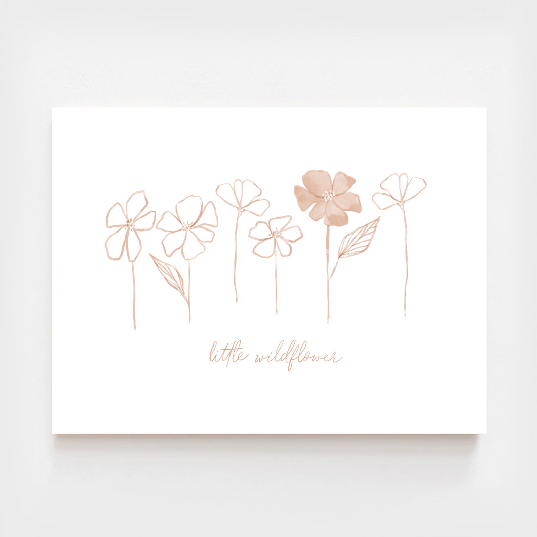 Little Wildflower Art Print
