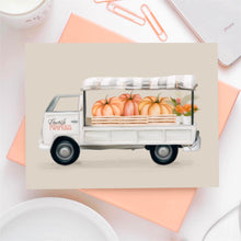 Load image into Gallery viewer, Pumpkin Farm Truck Fall Greeting Card