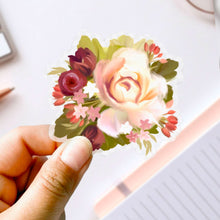 Load image into Gallery viewer, Clear Peony Sticker
