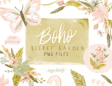 Load image into Gallery viewer, Secret Garden Digital Stickers *DIGITAL DOWNLOAD*