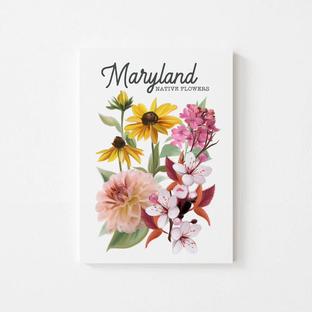 Maryland Native Flower Art Print