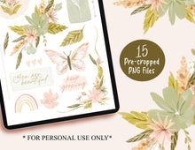 Load image into Gallery viewer, Secret Garden Digital Stickers *DIGITAL DOWNLOAD*