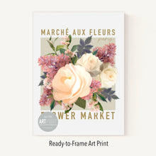 Load image into Gallery viewer, Le Marché Aux Fleurs Art Print