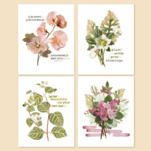 Load image into Gallery viewer, Floral Type Notecard Set