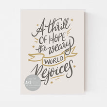 Load image into Gallery viewer, A Thrill of Hope Art Print