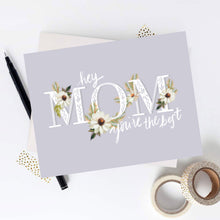 Load image into Gallery viewer, Mom You're the Best Card