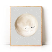 Load image into Gallery viewer, Little Moon Art Print