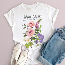 Load image into Gallery viewer, New York Native Flower T-shirt