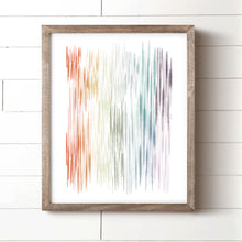 Load image into Gallery viewer, Rainbow Abstract Art Print