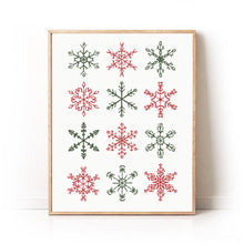 Load image into Gallery viewer, "Snowflakes are Falling" Art Print