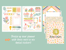 Load image into Gallery viewer, Celebration Planner Stickers *DIGITAL DOWNLOAD*