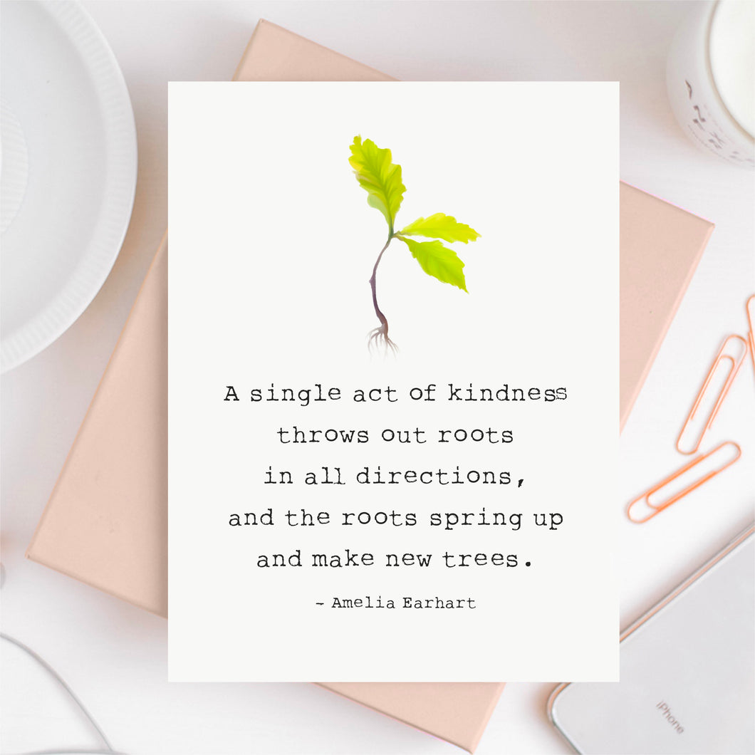 A Single Act of Kindness Card