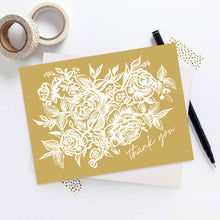 Load image into Gallery viewer, Floral "Thank You" Card