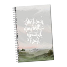 Load image into Gallery viewer, "Start Each Day" Journal Spiral Notebook