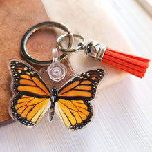 Load image into Gallery viewer, Monarch Butterfly Keychain