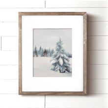 Load image into Gallery viewer, Winter Snow Landscape Art Print
