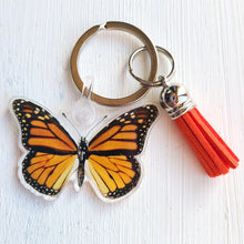 Load image into Gallery viewer, Monarch Butterfly Keychain
