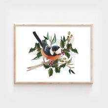 Load image into Gallery viewer, Christmas Songbird I Art Print
