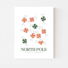 Load image into Gallery viewer, Peppermint Candy North Pole Candy Company Art Print
