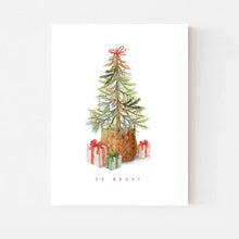 Load image into Gallery viewer, Be Merry Christmas Tree Art Print
