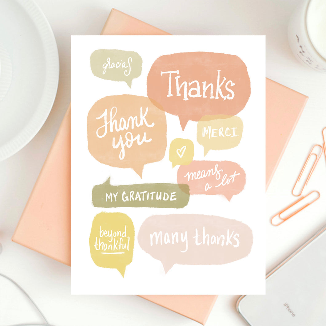 Lots of Thanks Card