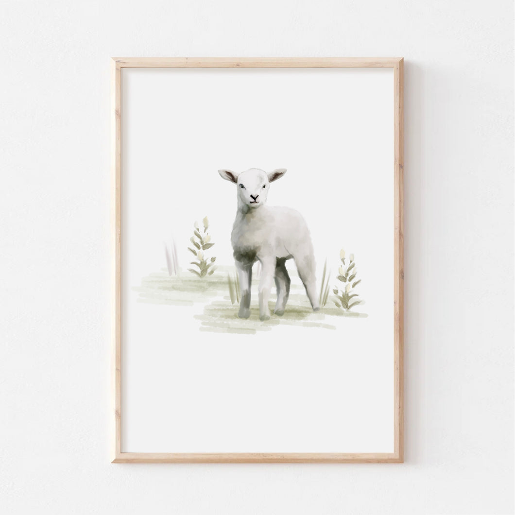 “Little Lamb” Art Print