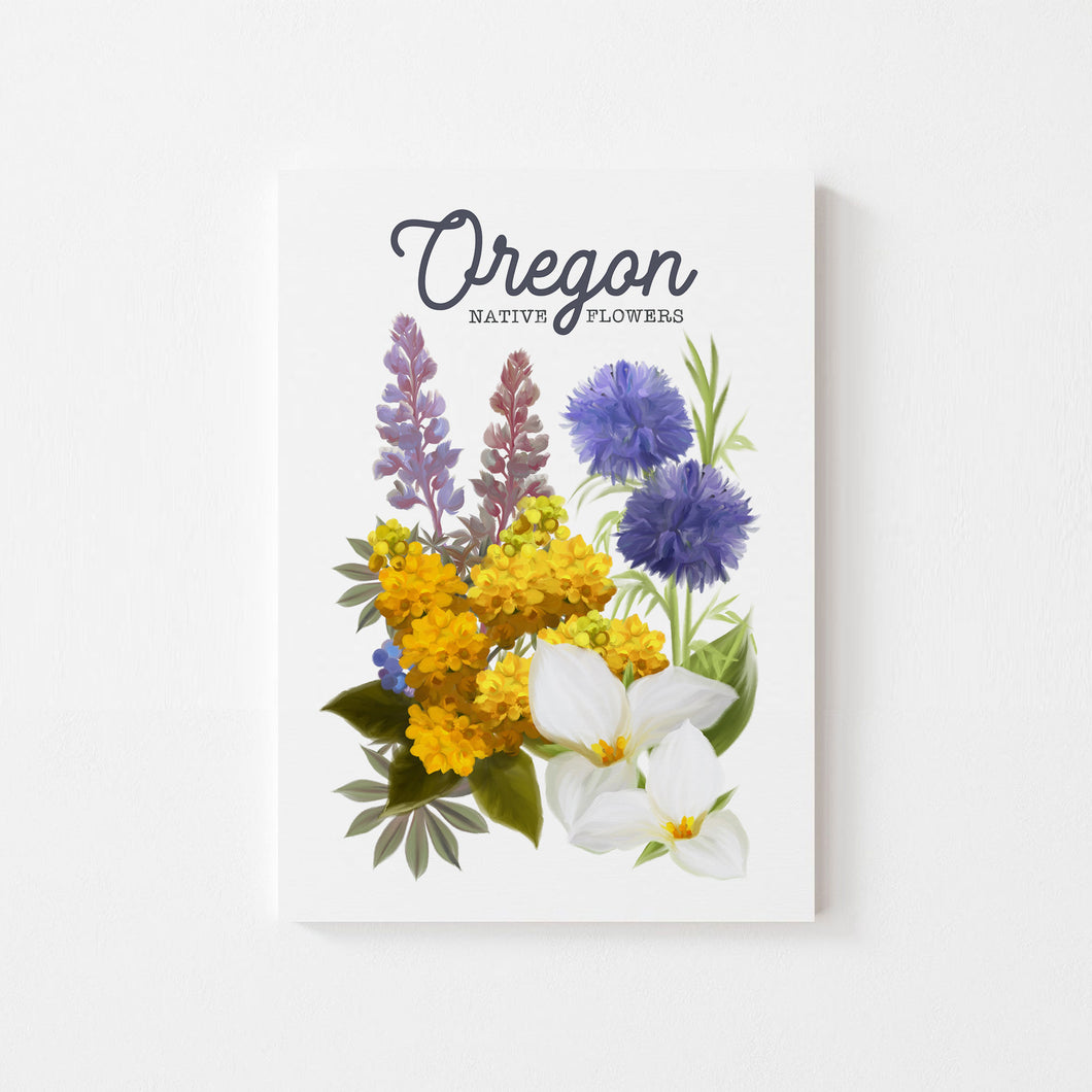 Oregon Native Flower Art Print