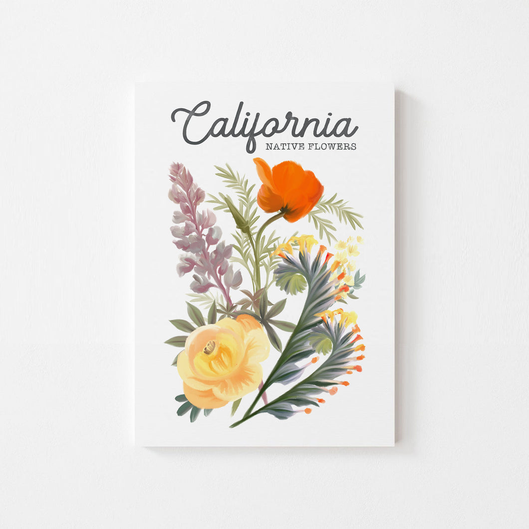 California Native Flower Art Print