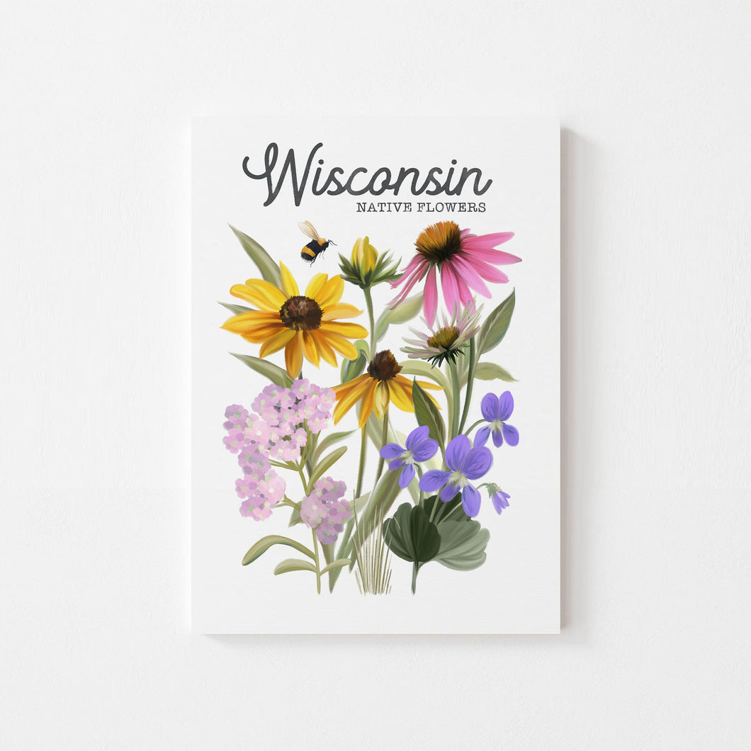 Wisconsin Native Flower Art Print