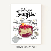 Load image into Gallery viewer, Sangria Art Print
