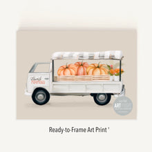 Load image into Gallery viewer, Pumpkin Farm Truck Art Print
