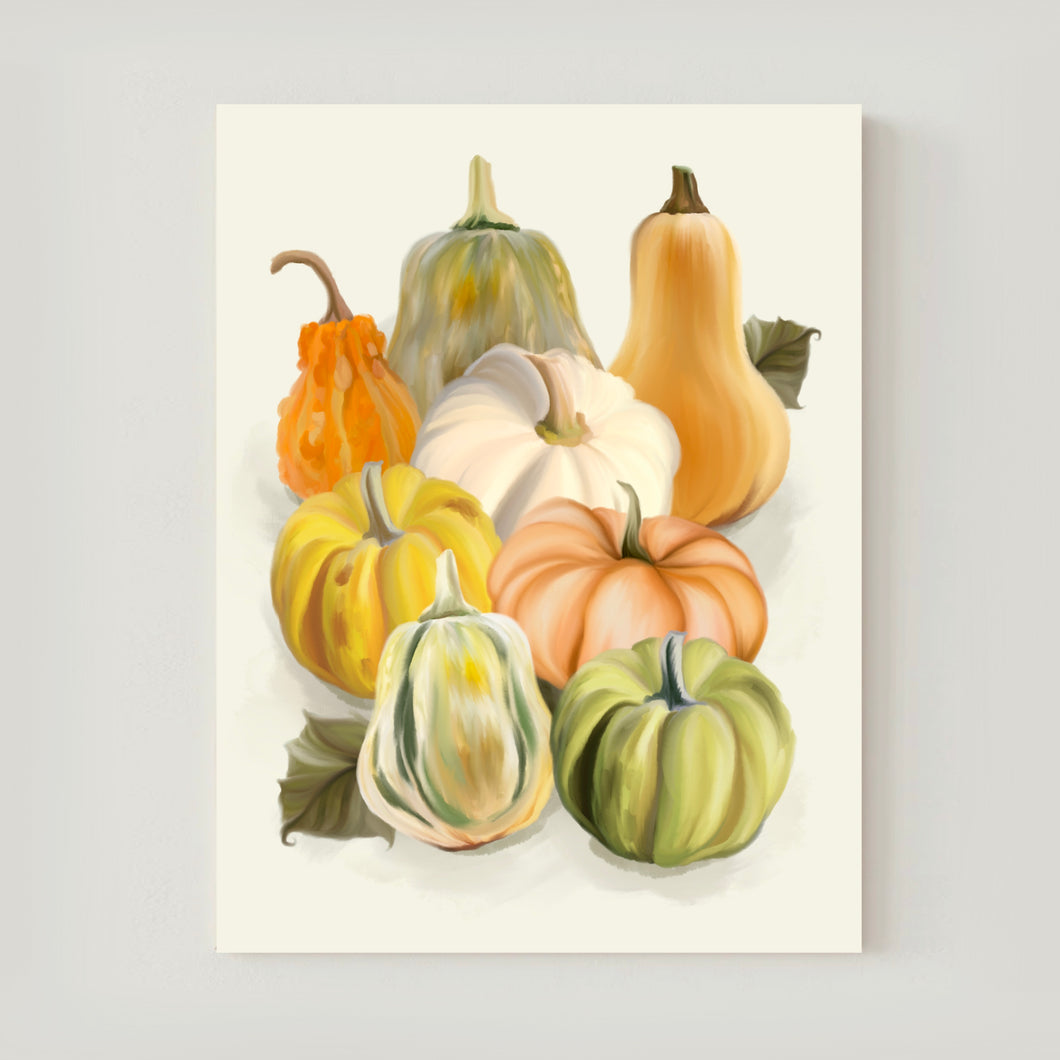 Fall Gourd Art Print