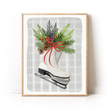 Load image into Gallery viewer, &quot;Christmas Skates&quot; Art Print
