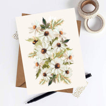 Load image into Gallery viewer, Honey Bee and Daisies Card
