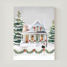 Load image into Gallery viewer, Winter Christmas House Art Print
