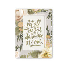 Load image into Gallery viewer, &quot;Be Done in Love&quot; Wood Magnet
